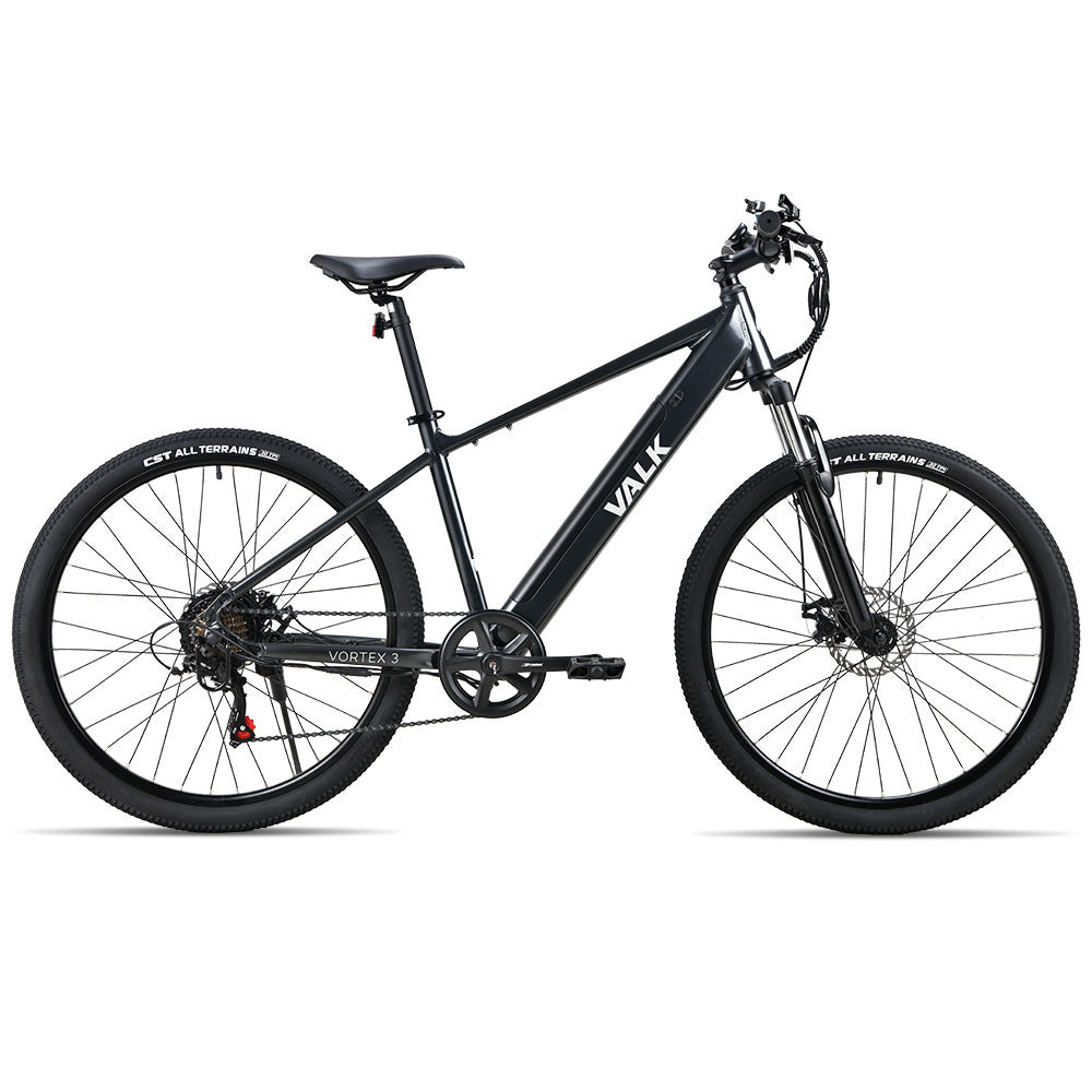 Vortex 3 Electric Bike, Medium Frame Mountain ebike, Gunmetal Grey
