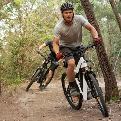MX7 Electric Mountain Bike, Medium Frame, 250W Motor, 40km Range, White