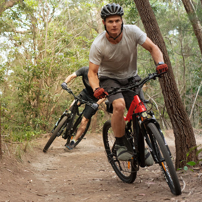 2023 MX7 Electric Mountain Bike, Medium Frame, Black/Red, 40km Range