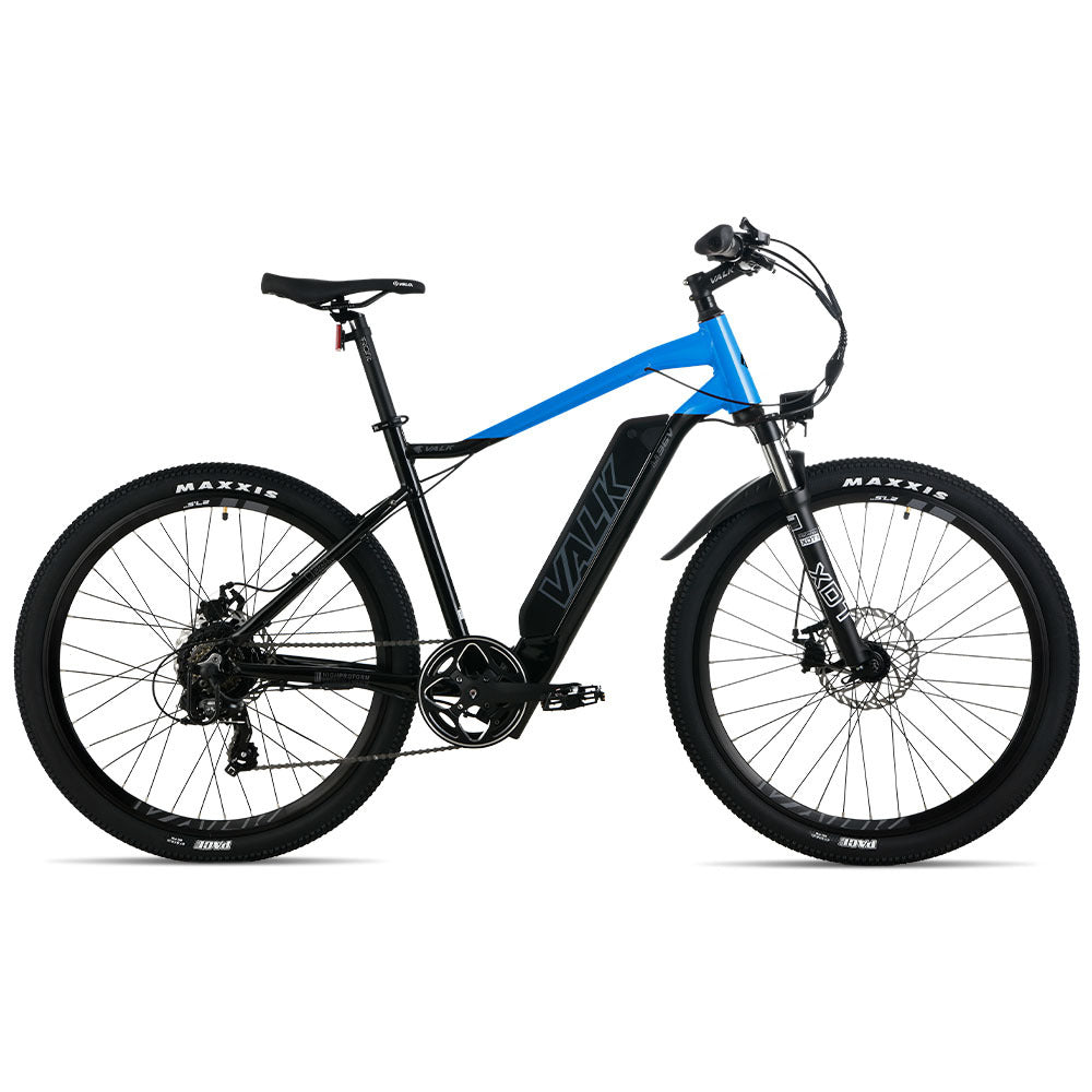 2023 MX7 Electric Mountain Bike, Medium Frame, 0.7m Wheels, Black/Blue