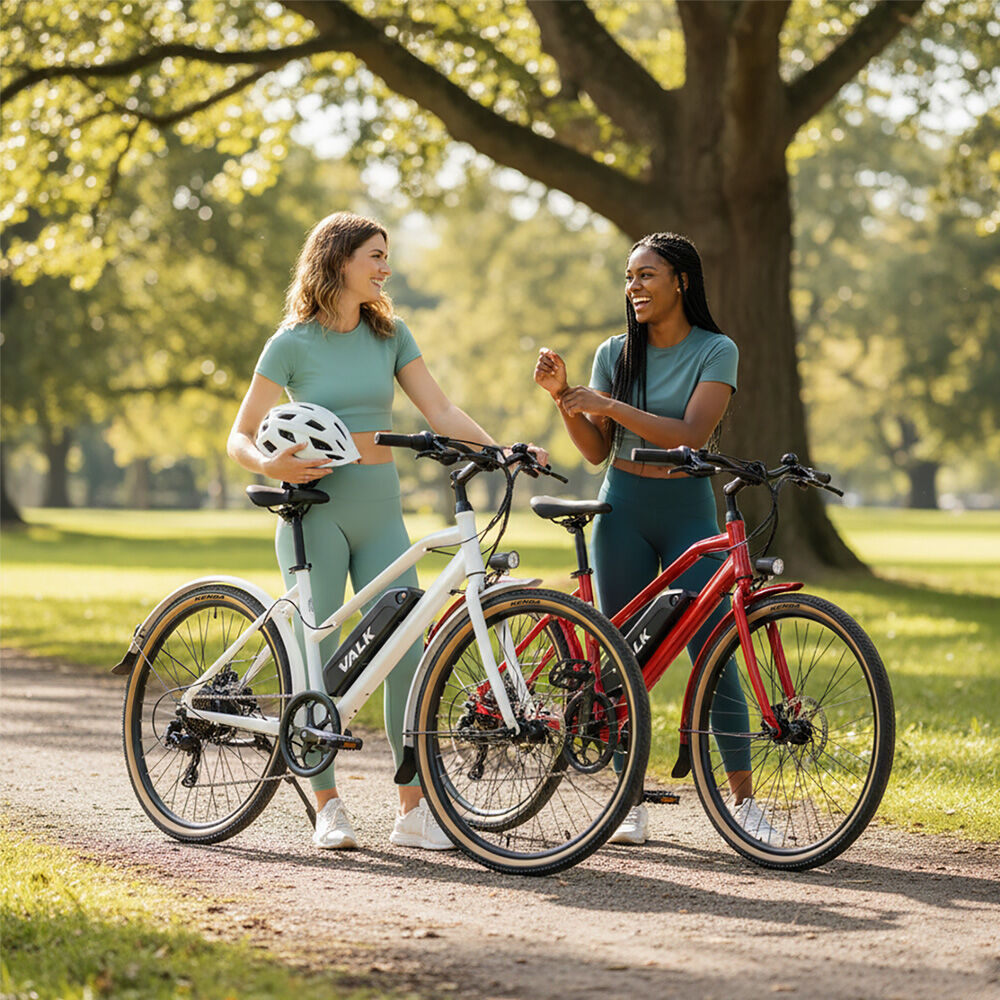 Vista Step Through Commuter Electric Bike, Medium Frame eBike, Shimano 7-speed, Disc Brakes, Kenda Tyres, White
