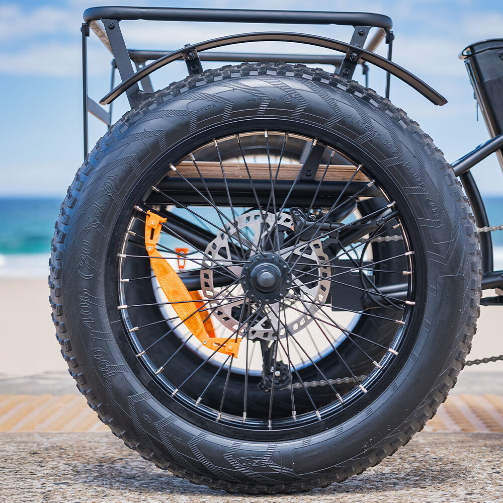 Electric Fat Tyre Tricycle, 500W, Hydraulic Brakes, 40km Range, Alloy Frame