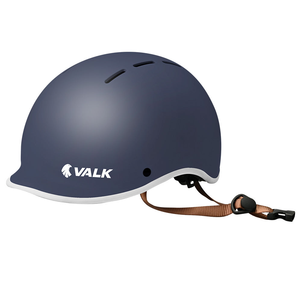Retro Bike Helmet with 14 Vents, Universal Fit 56-61cm, Shadow Navy