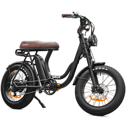 Electric Fat Tyre Bike, 350W Motor, 32km/h, Alloy Frame, 20x4m Tyres, Black