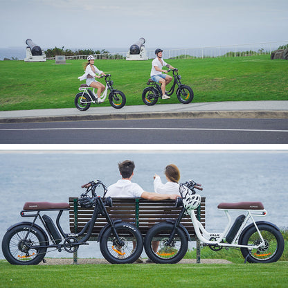 Electric Fat Tyre Bike, 350W Motor, 32km/h, Alloy Frame, 20x4m Tyres, Black