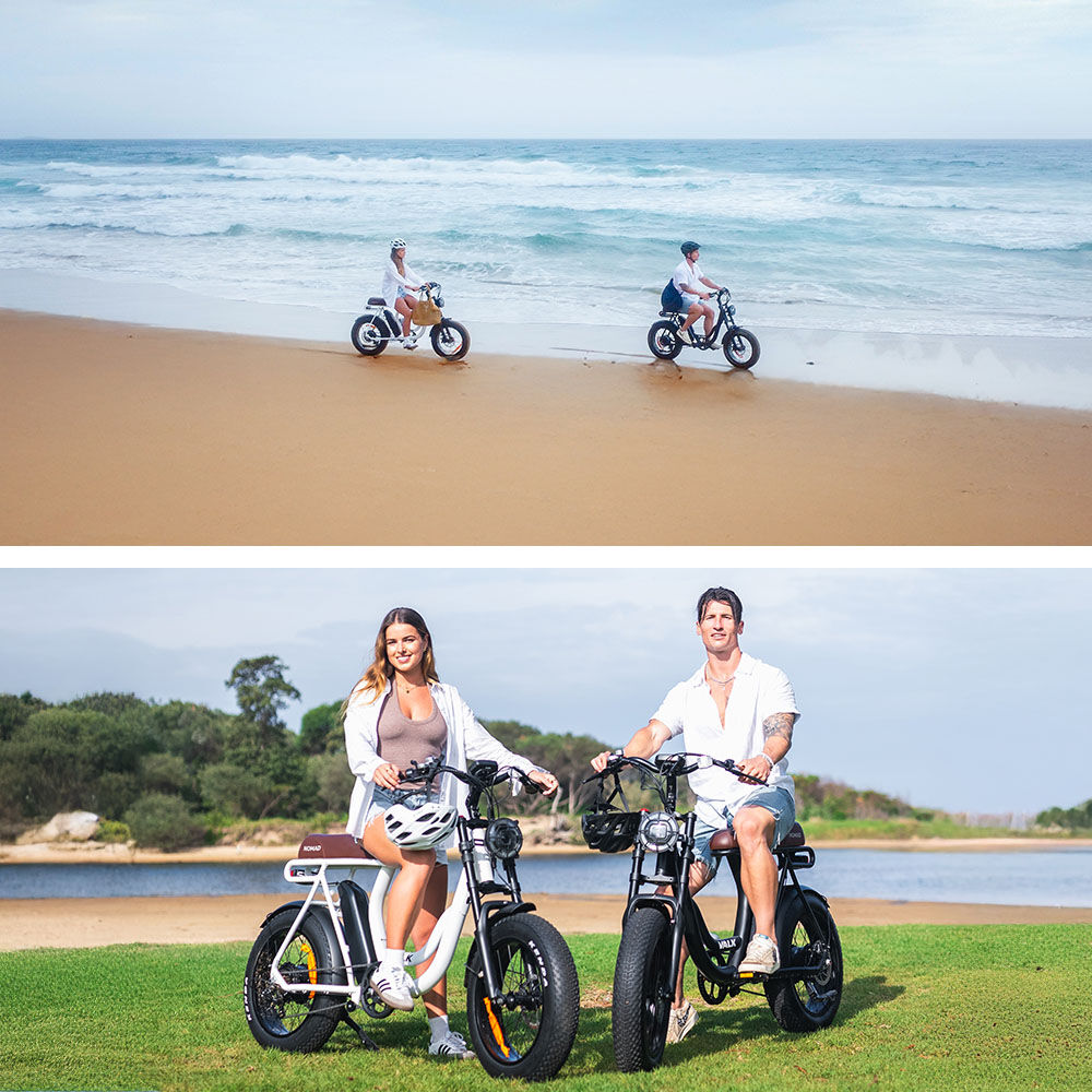 Electric Fat Tyre Bike, 350W Motor, 32km/h, Alloy Frame, 20x4m Tyres, Black