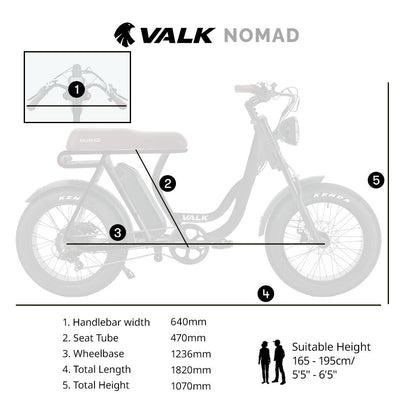 Electric Fat Tyre Bike, 350W Motor, 32km/h, Alloy Frame, 20x4m Tyres, Black