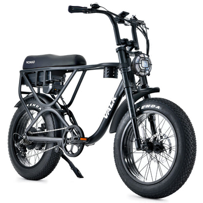 Nomad Fat Tyre Ebike, 500W, 45km/h, 20x4m Tyres, 55km Range, Shimano 7-Speed
