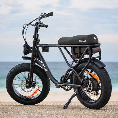 Nomad Fat Tyre Ebike, 500W, 45km/h, 20x4m Tyres, 55km Range, Shimano 7-Speed