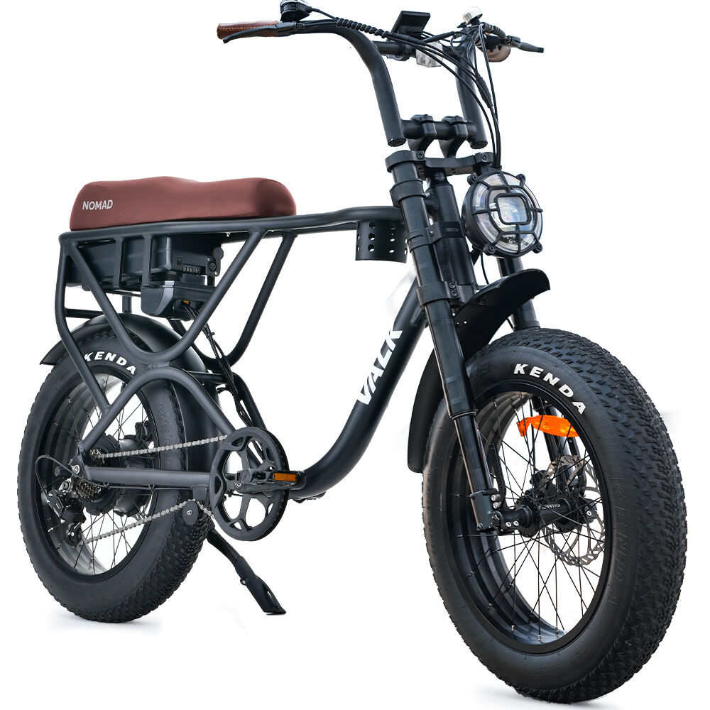 Electric Fat Tyre Bike 500W, 45 km/h, 20x0.1 m Tyres, 7-Speed, Black