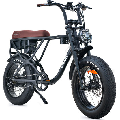 Electric Fat Tyre Bike 500W, 45 km/h, 20x0.1 m Tyres, 7-Speed, Black