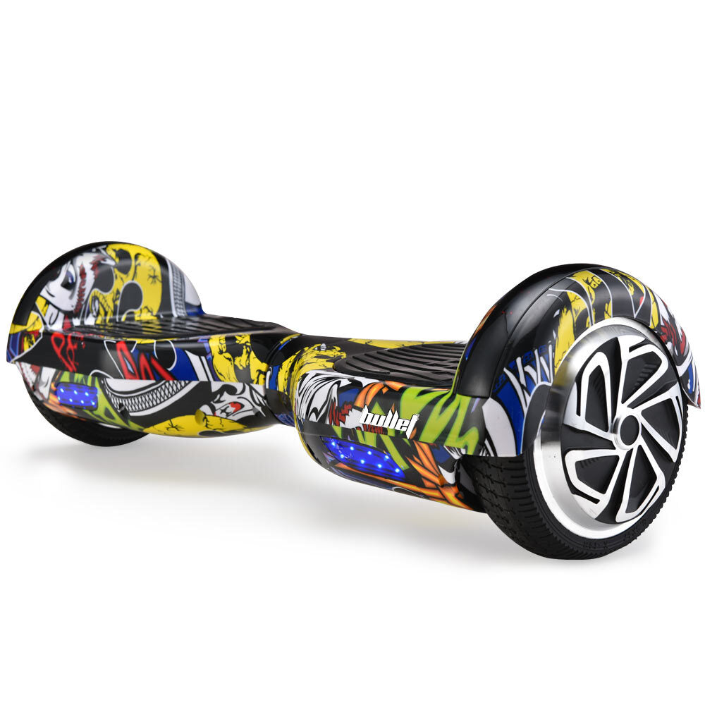 SX-3000 Series III Hoverboard, 15 km Range, 15 km/h Speed, LED Lights, 6.5m Wheels