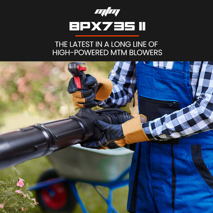 65cc Petrol Backpack Leaf Blower - Ergonomic Design, 0.8L Tank, 490km/h Velocity