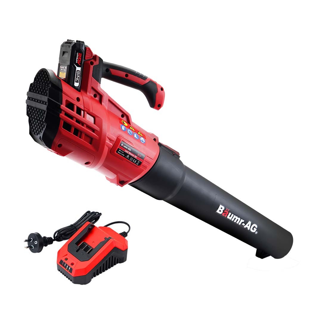 20V Cordless Leaf Blower - Lightweight, Ergonomic Design with 5-Speed Control