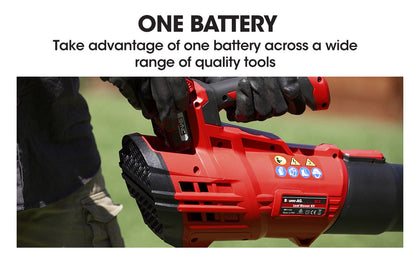 20V Cordless Leaf Blower - Lightweight, Ergonomic Design with 5-Speed Control
