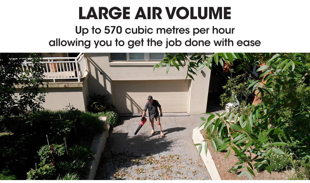 20V Cordless Leaf Blower - Lightweight, Ergonomic Design with 5-Speed Control