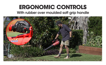 20V Cordless Leaf Blower - Lightweight, Ergonomic Design with 5-Speed Control