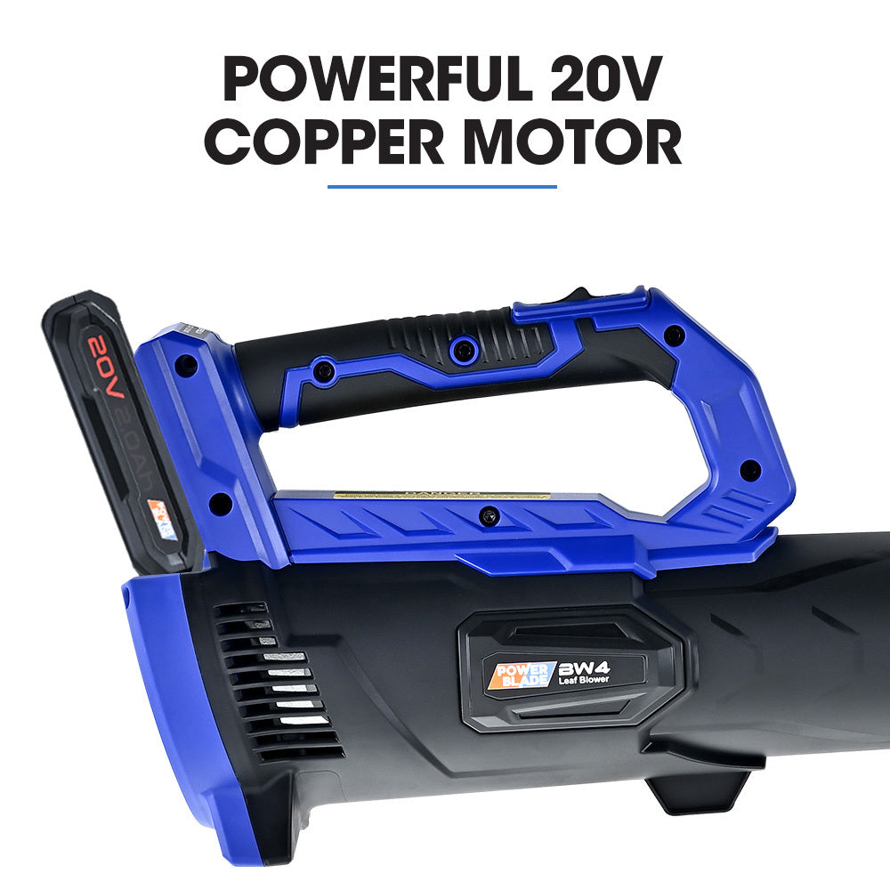 20V Cordless Leaf Blower Kit with Battery & Charger, 160 km/h Airspeed, 2kg