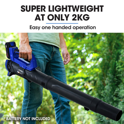20V Cordless Leaf Blower with Copper Motor, 160km/h Airspeed, 2kg Lightweight