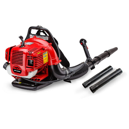 30cc Backpack Petrol Leaf Blower, 2-Stroke Engine, 300km/h Air Speed