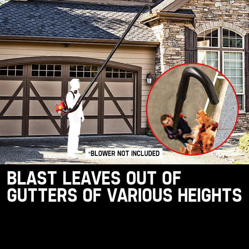 Universal Gutter Cleaning Extension Kit for 30cc Blower - Reaches 2.9m High