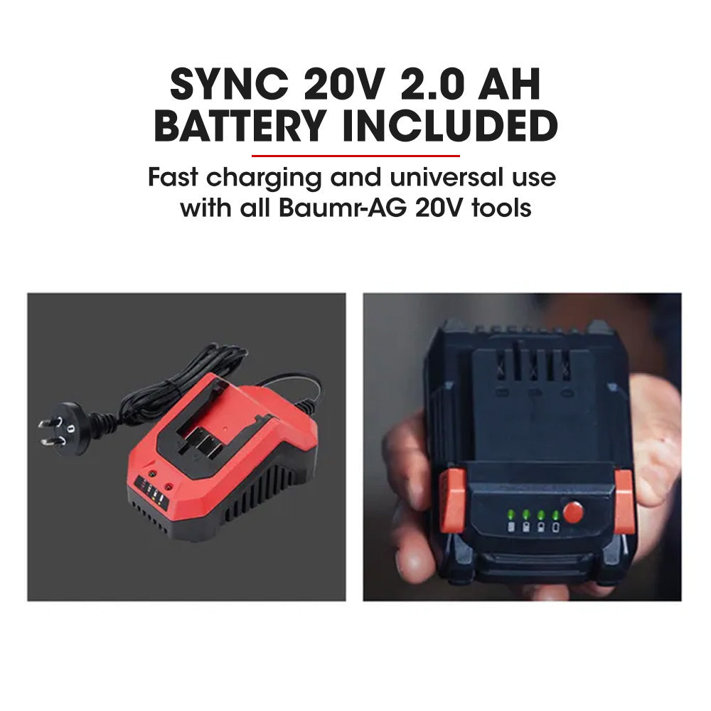 20V Cordless Circular Saw with 0.16m Blade and Battery Charger Kit