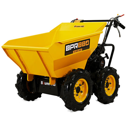 Motorized Mini Wheelbarrow with 300kg Capacity and 74cm Width