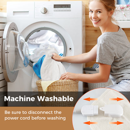 Bedding Electric Blanket with Controller and 9 Heat Setting-193 x 137CM