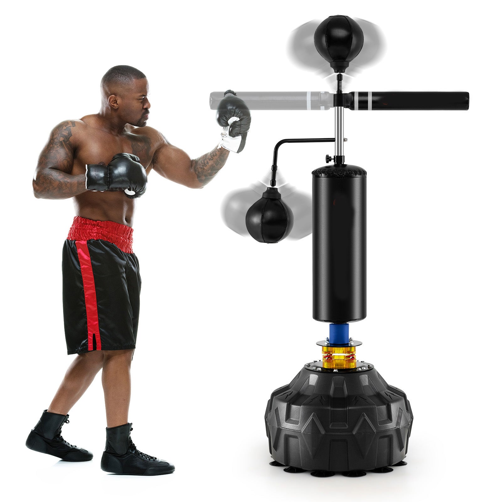 Boxing Speed Trainer Freestanding 360°Spinning Bar