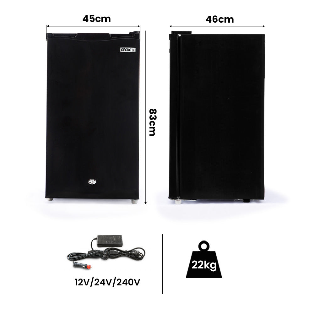 95L Portable Fridge Freezer with 0.12m³ Freezer for Camping and Caravans