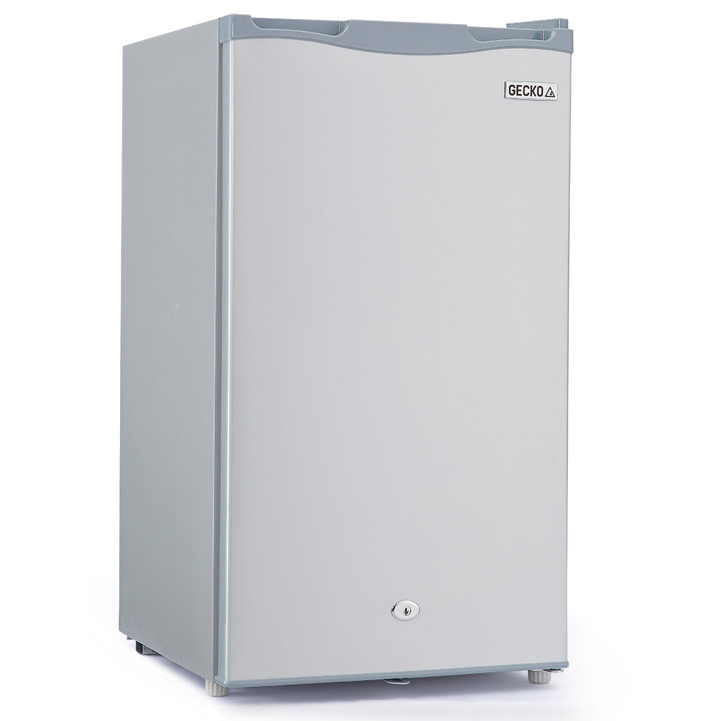 95L Portable Fridge Freezer with 0.12m Freezer for Camping and Caravans, Silver
