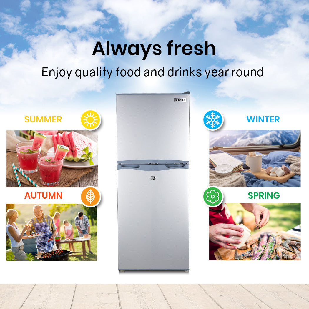 125L Portable Upright Fridge/Freezer for Motorhome & Caravan (12V/24V/240V)