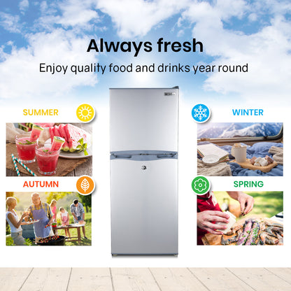 125L Portable Upright Fridge/Freezer for Motorhome & Caravan (12V/24V/240V)