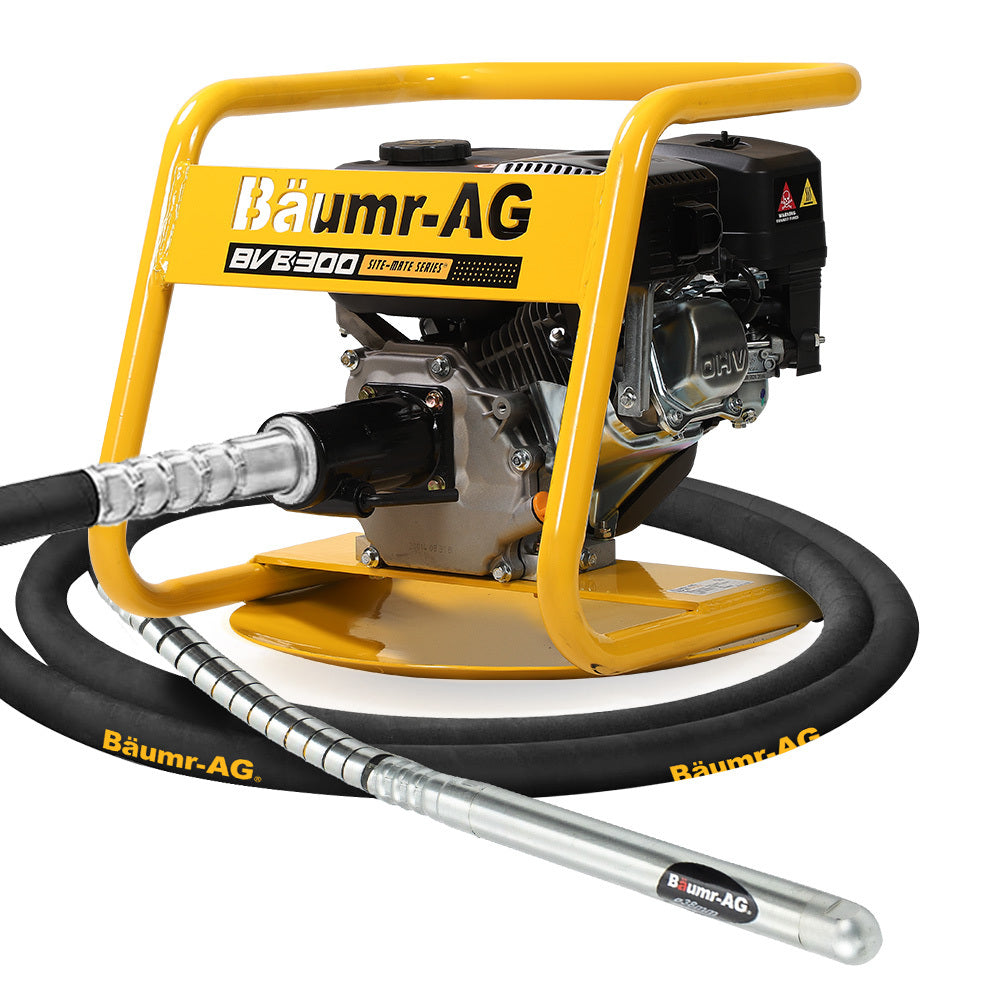 6.5HP Concrete Vibrator with 6m Shaft and 38mm Head - Durable Drive Unit