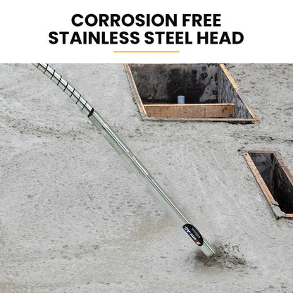 6m Concrete Vibrating Shaft with 28mm Head, 3-Claw Coupler for Bubble-Free Pours