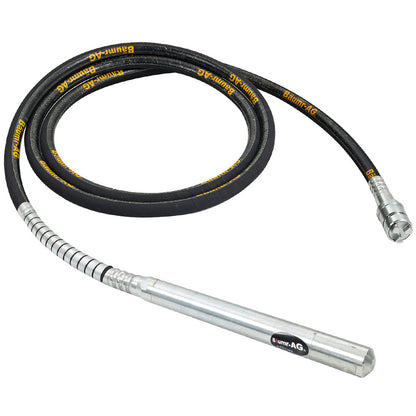 6m Concrete Vibrating Shaft with 50mm Head - Heavy Duty Flexible Drive Shaft