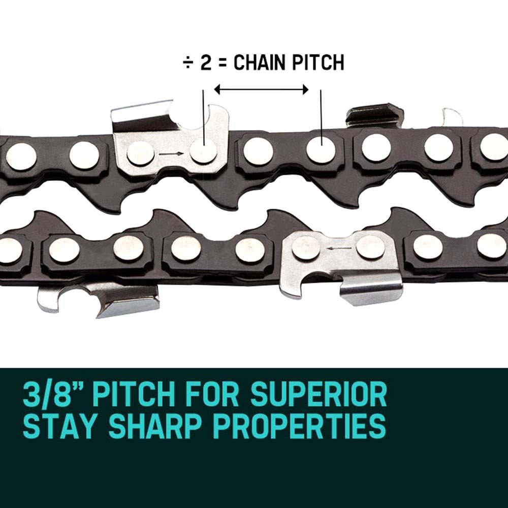 10 Meter 3/8 Pitch 40 Link Tru-Sharp Chainsaw Chain Replacement