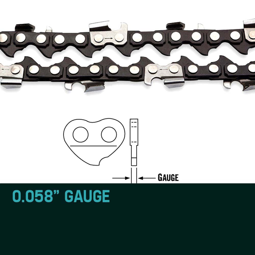 20m Premium Chainsaw Chain for 62cc/66cc Saws, 76 Link, Low Kickback Design