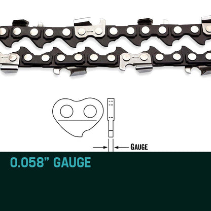 20m Premium Chainsaw Chain for 62cc/66cc Saws, 76 Link, Low Kickback Design