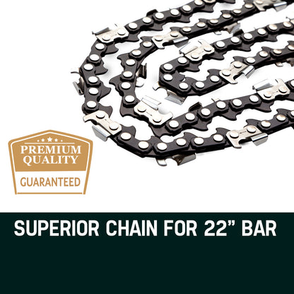 2 x 6.7m Chainsaw Chain for 0.325m Pitch & 0.058m Gauge with 86 Links