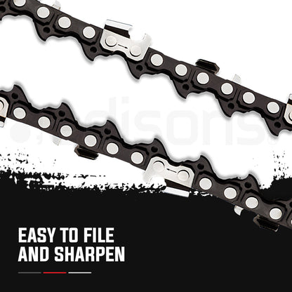 22m Premium Chainsaw Chain Replacement with Tru-Sharp Technology, 86 Links