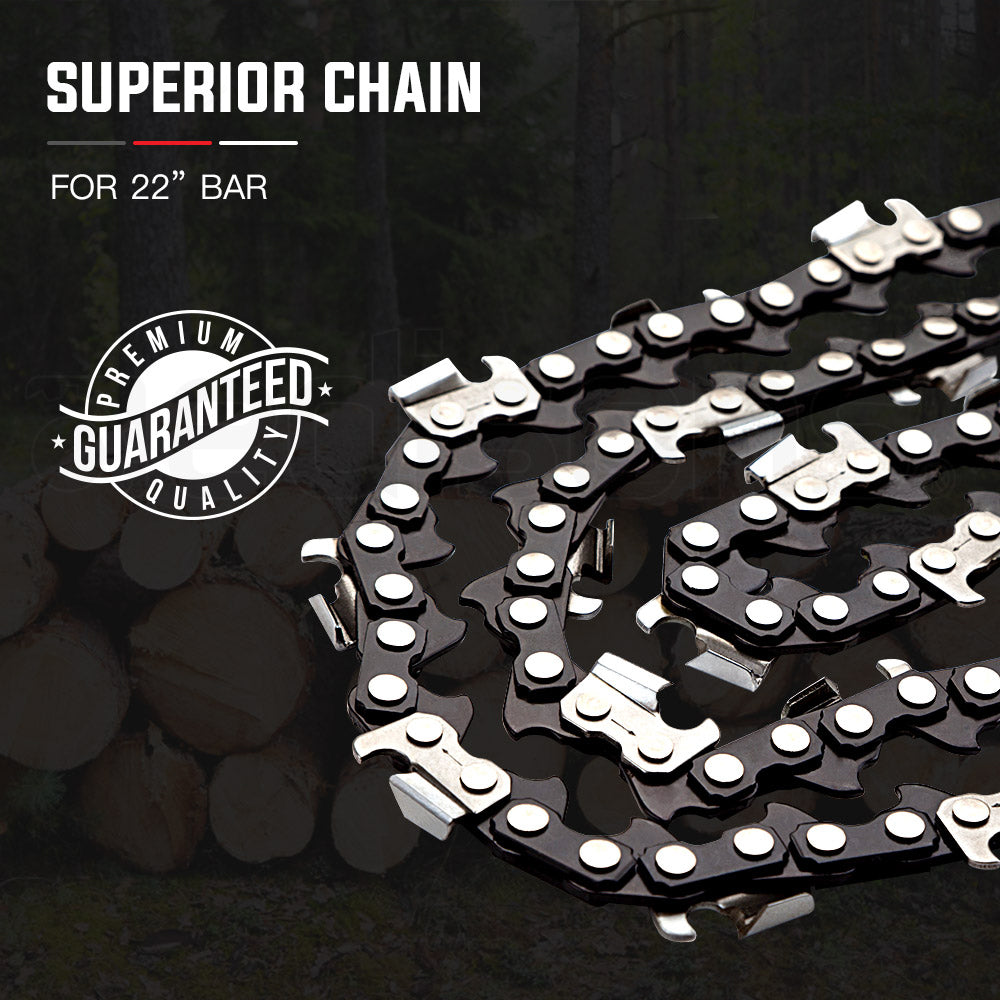 22m Premium Chainsaw Chain Replacement with Tru-Sharp Technology, 86 Links