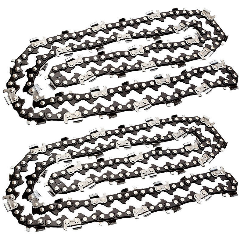 2 x 0.61m Chainsaw Chain 84 Link for 72-82CC Saws, Low Kick-Back Design