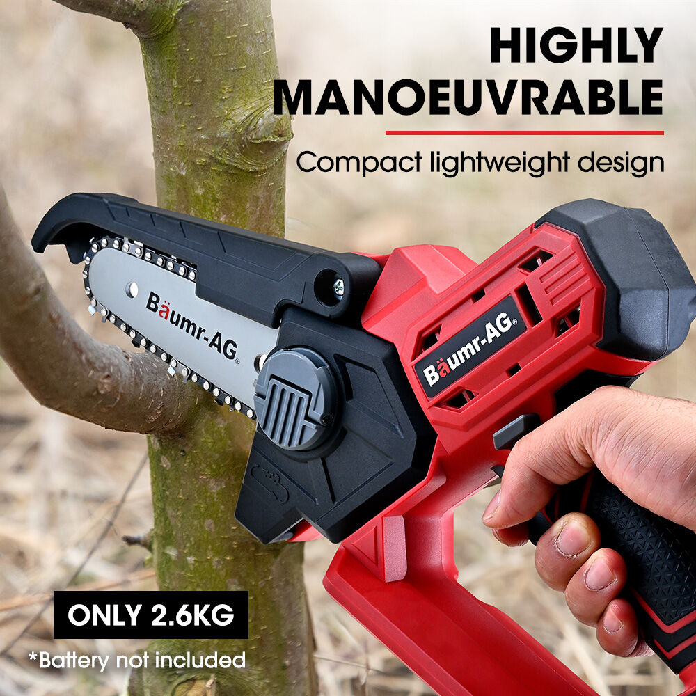 20V Cordless Mini Chainsaw Skin, Lightweight Electric Pruner - 2.6kg, 0.12m Cutting
