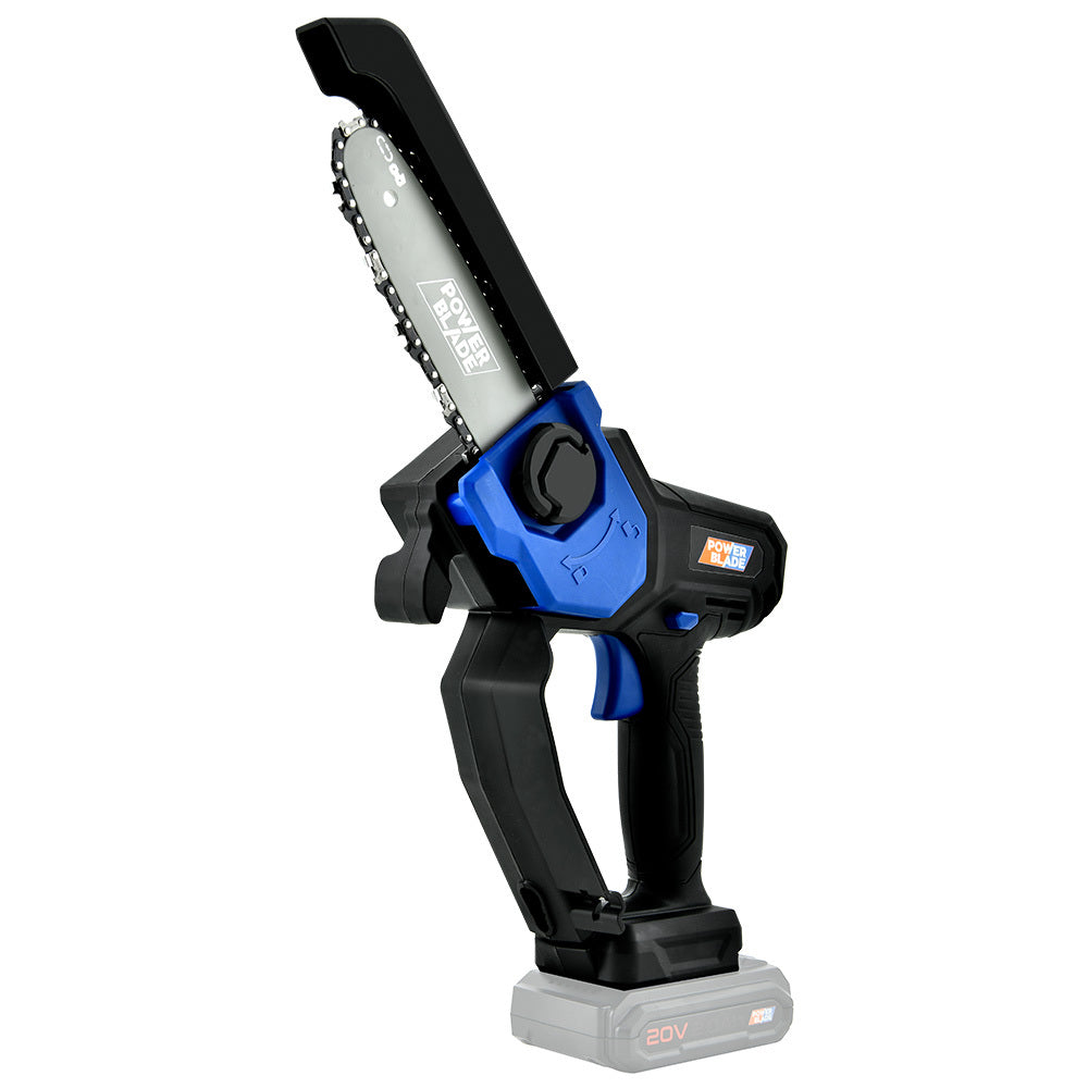 20V Cordless Mini Chainsaw, Lightweight 1.6kg, Electric Tree Pruner with Safety Features