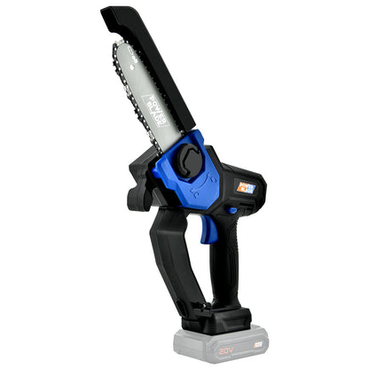 20V Cordless Mini Chainsaw, Lightweight 1.6kg, Electric Tree Pruner with Safety Features