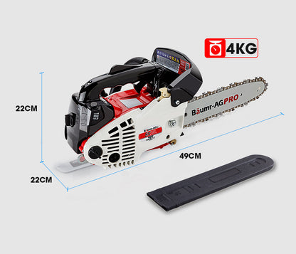 Compact 25cc Petrol Chainsaw with 0.25m Bar and Ergonomic Grip for Arborists