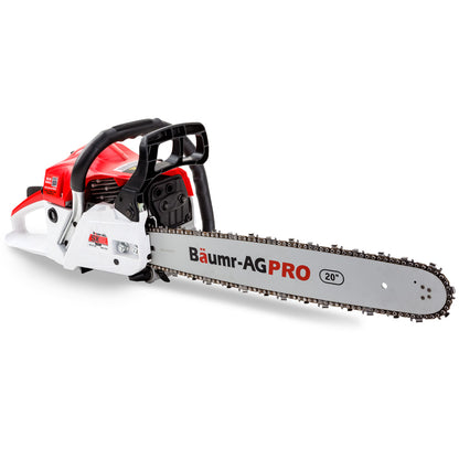 52cc Petrol Chainsaw with 0.5m Bar, E-Start System, Lightweight 6.4kg Design