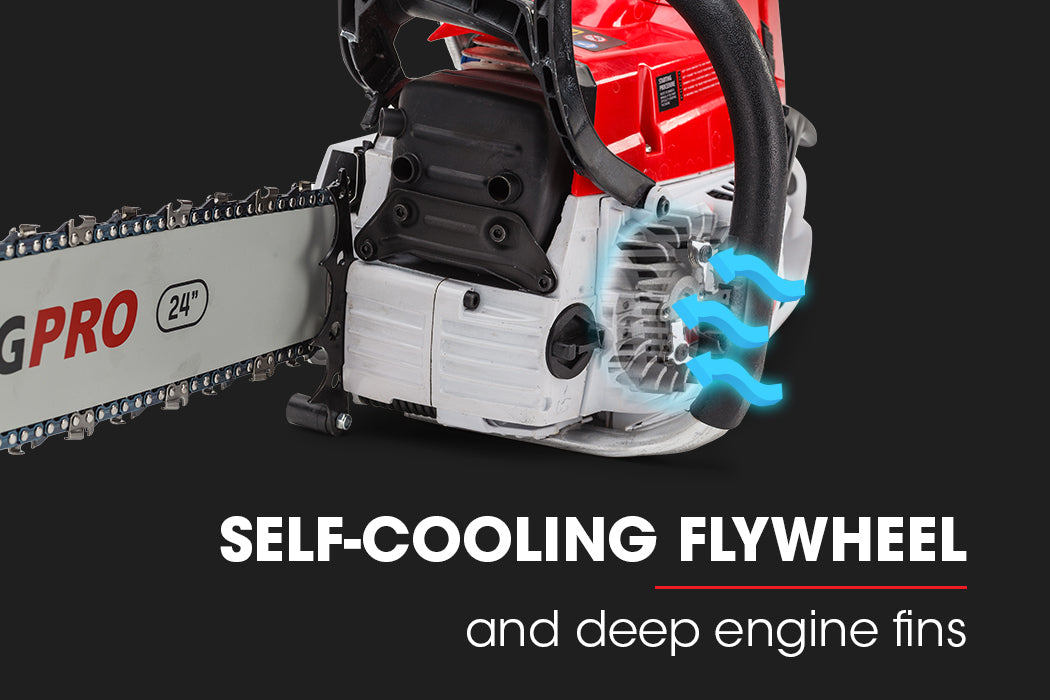 Professional Petrol Chainsaw with 0.61m Bar and E-Start System for Tree Pruning