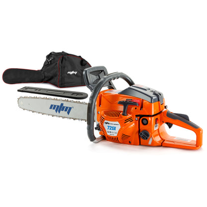 Petrol Commercial Chainsaw 0.55m Bar E-Start for Tree Pruning & Cutting